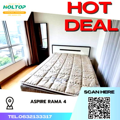 Condos for rent Kluai Nam Thai : #S3107   For Rent Aspire Rama 4