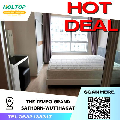 คอนโดให้เช่า : #S3100 ให้เช่า The Tempo Grand Sathorn-Wutthakat