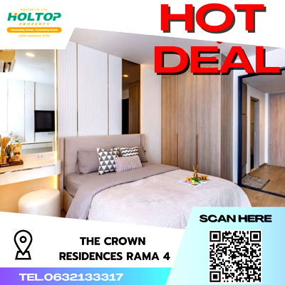 เช่าคอนโด สถานเอกอัครราชทูตญี่ปุ่น : #S3135 ให้เช่า The Crown Residences