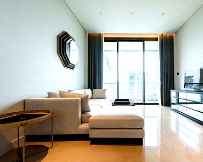 Condos for rent : Renting Sindhorn residences 2bed nice decor with nice view