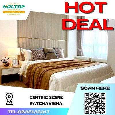 คอนโดให้เช่า : #S3123 ให้เช่า Centric Scene Ratchavibha