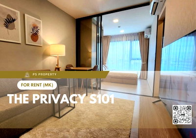 Condos for rent : For rent ✨ THE PRIVACY S101 ✨ near BTS Udomsuk, complete with furniture and appliances