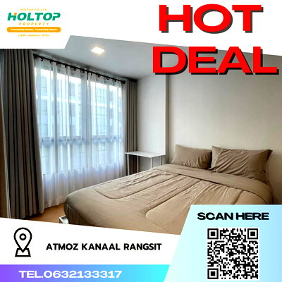 Condos for rent Rangsit Market : #R3061 For rent   Atmoz Kanaal Rangsit