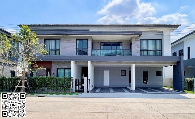 📲Line ID @556ryccg 🏡เช่าบ้านหลังใหญ่ 416 ตรม 5 ห้องนอน+ห้องแม่บ้าน 4ที่จอดรถ The City Bangna พร้อมเฟอร์นิเจอร์และเครื่องใช้ไฟฟ้า ใกล้IKEAและสนามบิน
