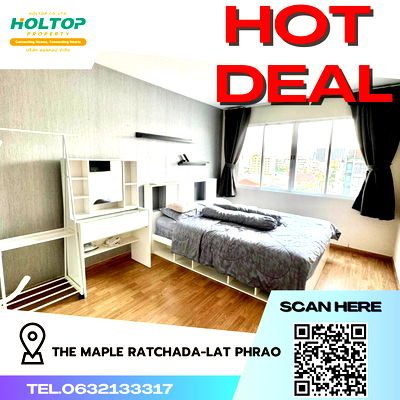 Condos for rent Ratchadapisek 19 : #R3055 For rent  The Maple Ratchada-Lat Phrao