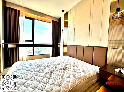 Condos for rent : 📲Line ID @556ryccg 🚄2 Bedroom 53 sqm Floor25 IDEO Mobi Sukhumvit 66 Fully furnished near BTS Udomsuk & True Digital Park