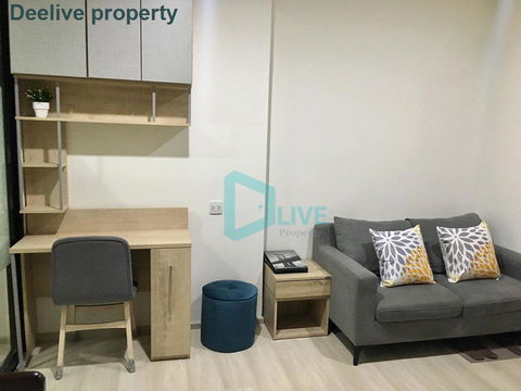 DL008446 Condo for rent, Life Asoke - Rama 9 near MRT พระราม 9, ready to move in, call urgently 0800343450 LineID @655ebbvc