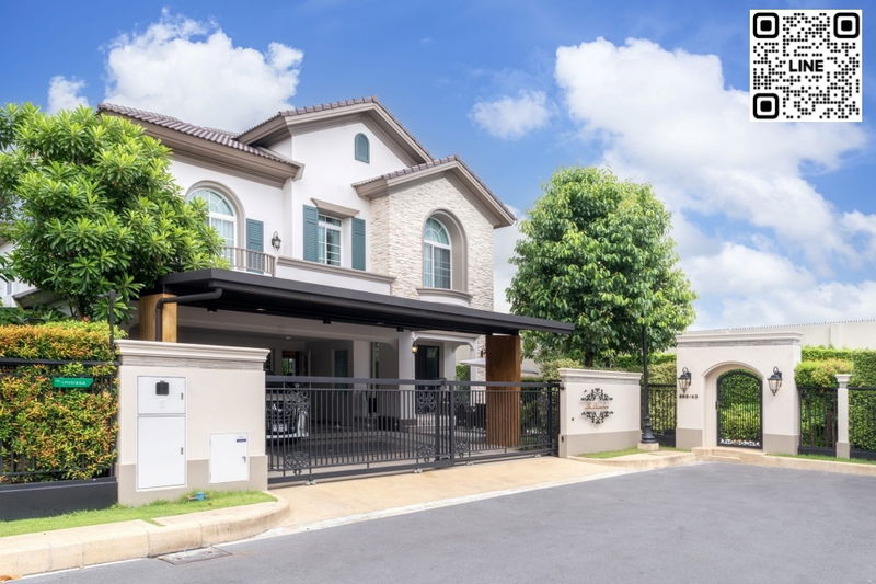 Houses for sale : 📲Line ID @556ryccg 🏡4 Bedroom 1 Maid room 291sqm Nantawan Ramintra-Paholyothin50 Fully furnished Paholyothin road, near Expressway