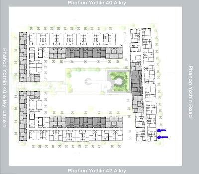 ขายคอนโด : ขายดาวน์เท่าทุน ราคารอบ VIP Chapter One More Kaset (แชปเตอร์วัน มอร์ เกษตร) ห้อง 1 bedroom type A ตึก C ชั้น 7 