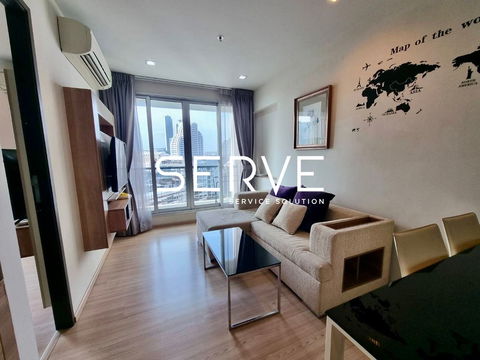 Nice Room 1 Bed with Bathtub 44.5 sq.m. Good Location Close to BTS Saphan Taksin 340 m. /Rent & Sell-Rhythm Sathorn