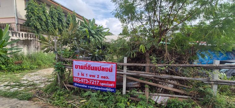 ขายที่ดิน 1302 ตร.ว. เขตวังทองหลาง