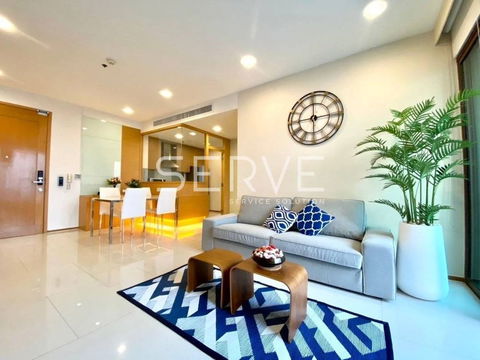 1 Bed with Bathtub 66 sq.m. High Fl. 35+ Good Location BTS Phrom Phong 800 m. / For Rent -The Emporio Place