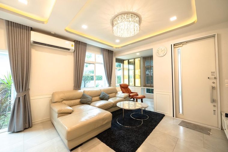 4-bed house for rent, 222 sqm, 76.5 sq wah, Mantana Bangna - Wongwaen