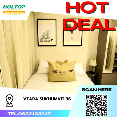 คอนโดให้เช่า : #S3142 ให้เช่า  Vtara Sukhumvit 36