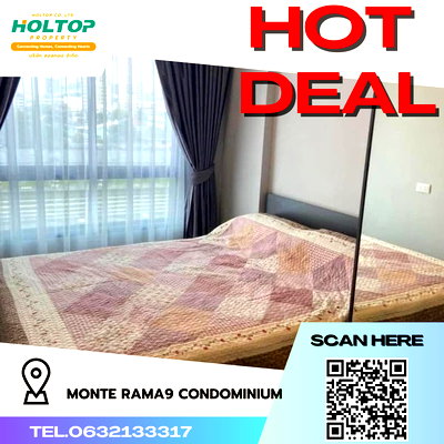 คอนโดให้เช่า : #R3117 ให้เช่า Monte Rama9 Condominium