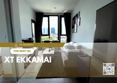 Condos for rent : For rent 🔥 XT EKKAMAI 🔥 Fully furnished and equipped, near BTS Ekkamai
