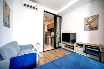 คอนโดให้เช่า : PFD-01385 ให้เช่าไนท์บริจด์ ไพร์ม อ่อนนุช ( KnightsBridge Prime Onnut ) นัดชมห้อง @propertyfinder