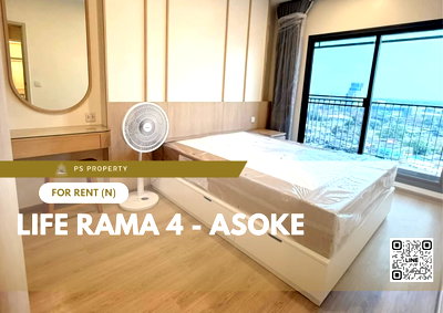 Condos for rent : For rent 🔥 Life Rama 4 - Asoke 🔥 Fully furnished and equipped with electrical appliances, near MRT Queen Sirikit Center