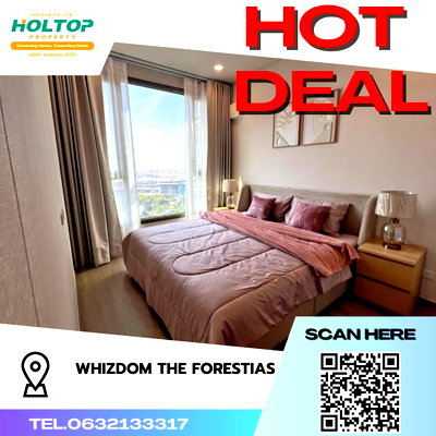 คอนโดให้เช่า : #S3179 ให้เช่า Whizdom The Forestias