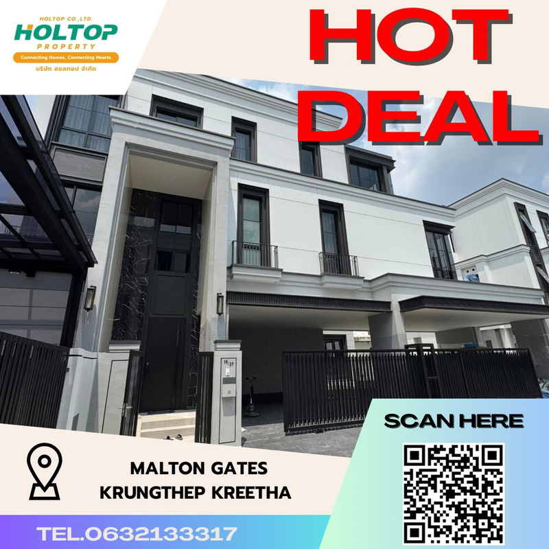 Houses for rent : #R3149 For rent  Malton Gates - Krungthep Kreetha