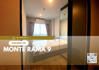 Condos for rent : For rent ✨ Monte Rama 9 ✨ Fully furnished and equipped with electrical appliances, near ARL Ramkhamhaeng