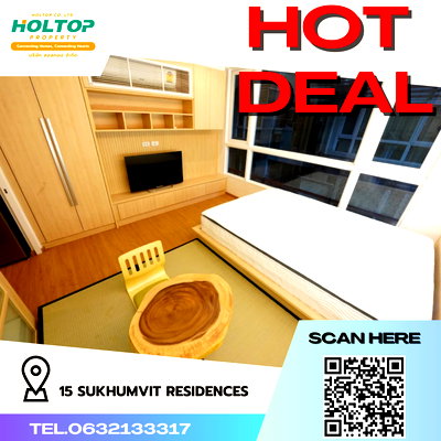 Condos for rent BTS Asok : #R3175 For rent  15 Sukhumvit Residences