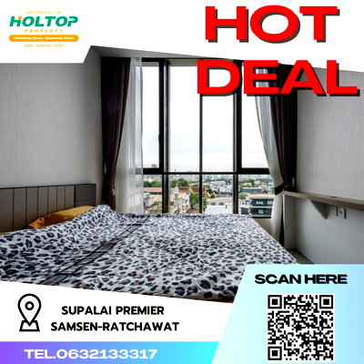 คอนโดให้เช่า : #R3160 ให้เช่า Supalai Premier Samsen-Ratchawat