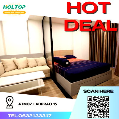 คอนโดให้เช่า : #R3169 ให้เช่า ATMOZ Ladprao 15