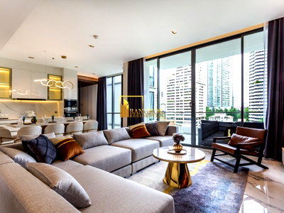 เช่าคอนโด ม.กรุงเทพ กล้วยน้ำไท : Domus - 3 Bedroom Luxury Condo For Rent in Asoke - BR17493CD