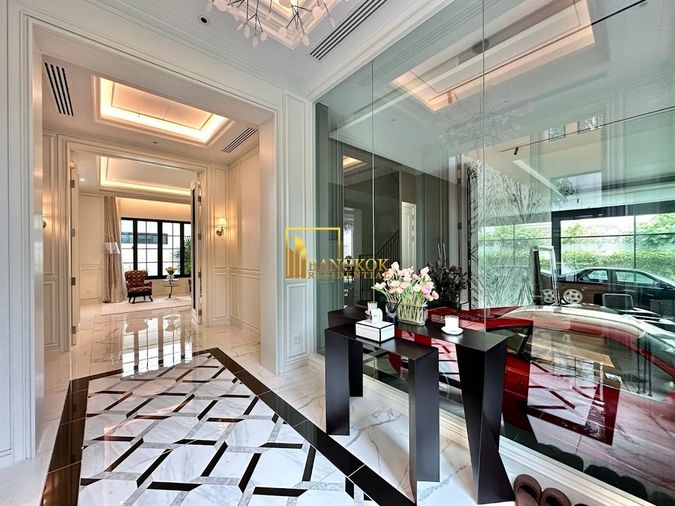 3-bed house for rent, 500 sqm, 160 sq wah, Baan Sansiri Pattanakarn