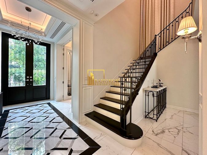 3-bed house for rent, 500 sqm, 160 sq wah, Baan Sansiri Pattanakarn