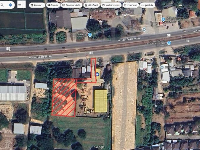 ให้เช่า ที่ดิน ท่าวังตาล สารภี 2 ไร่ ใกล้ วัดบวกครกเหนือ (ID:257LR)