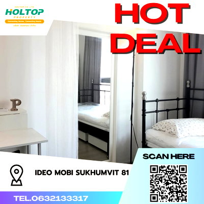 คอนโดให้เช่า : #S3240 ให้เช่า Ideo Mobi Sukhumvit 81