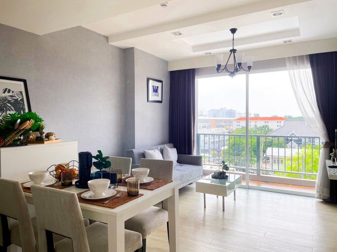 ให้เช่าคอนโด The Patio Condo บางแสน ห้องมุม 099-4265469