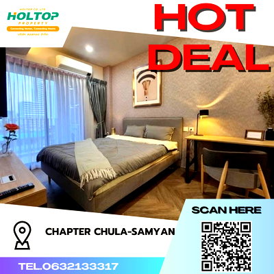คอนโดให้เช่า : #S3230 ให้เช่า Chapter Chula-Samyan