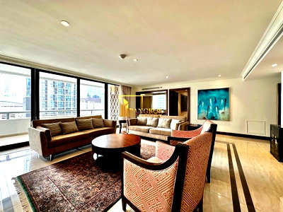 คอนโดให้เช่า :  Somkid Garden - Luxurious 3 Bedroom For Rent in Chidlom - BR5765CD