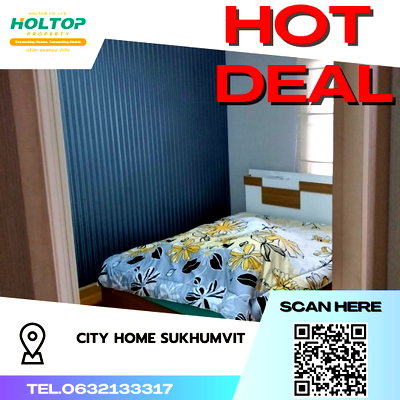 คอนโดให้เช่า : #S3258 ให้เช่า City Home Sukhumvit 