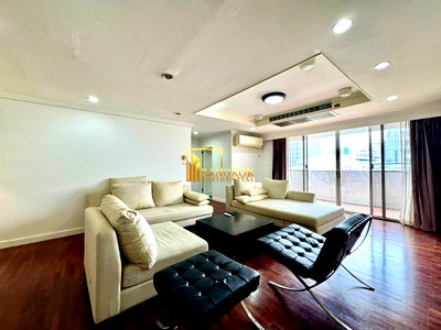 เช่าคอนโด ม.กรุงเทพ กล้วยน้ำไท : DS Tower 1 - Expansive 3 Bed Condo For Rent in Phrom Phong - BR60292CD