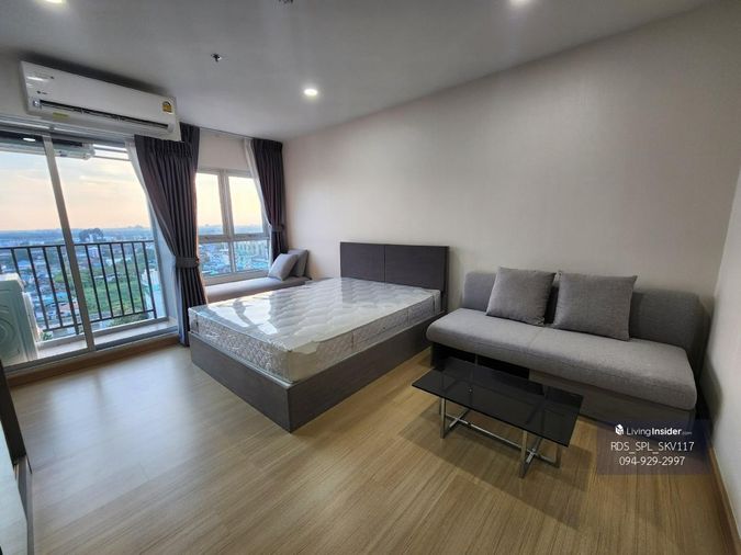  Rds-3619 ให้เช่าคอนโด ศุภาลัย เวอเรนด้า สุขุมวิท 117  นัดชมห้อง 🟥LINE : @propertybkk2