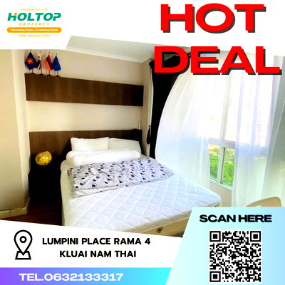 Condos for rent : #R3203 For rent  Lumpini Place Rama 4 - Kluai Nam Thai