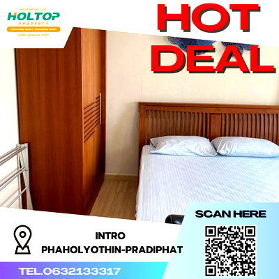 คอนโดให้เช่า : #S3289 ให้เช่า Intro Phaholyothin 