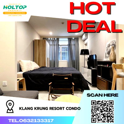 คอนโดให้เช่า : #R3239 ให้เช่า Klang Krung Resort condo