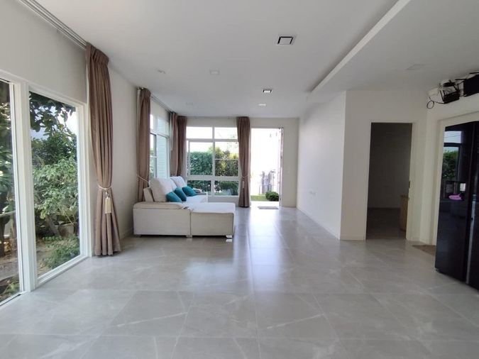 3-bed house for rent, 158 sqm, 70.4 sq wah, Manthana 2 Onnut - Wongwan