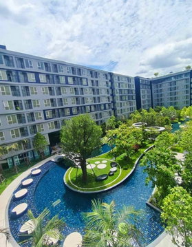 🐋🫧 Kave Town Island Pool View Condo | Fully Furnished | Tenant Included | Only 2.59 MB | Near Bangkok University