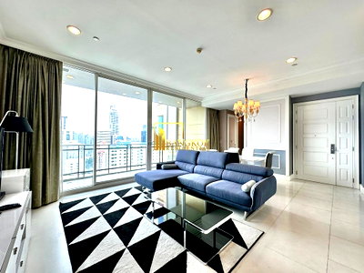 เช่าคอนโด ม.กรุงเทพ กล้วยน้ำไท : Royce Private Residence - Exceptional 3 Bed Luxury Condo For Rent in Asoke - BR2828CD