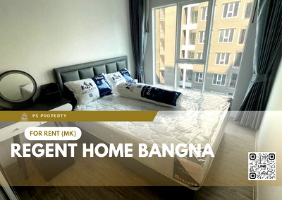 Condos for rent : For rent 🔥 Regent home bangna 🔥 Fully furnished and equipped with electrical appliances, near BTS Bangna