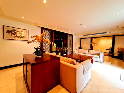 Condos for rent : Somkid Garden - Elegant 3 Bedroom Luxury Condo Chidlom - BR15878CD
