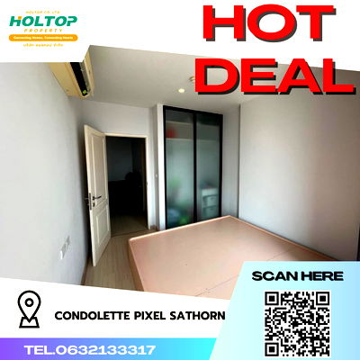 Condos for rent Ngamduplee Station : #R3292  For rent Condolette Pixel Sathorn