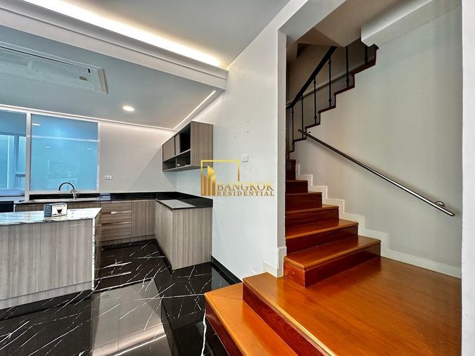 4-bed townhouse for rent, 320 sqm, 80 sq wah, Baan Klang Krung Thonglor
