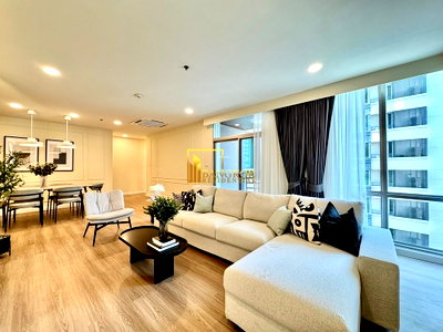 คอนโดให้เช่า :  Grand Langsuan - Stunning 3 Bedroom Condo in Chidlom - BR1163CD